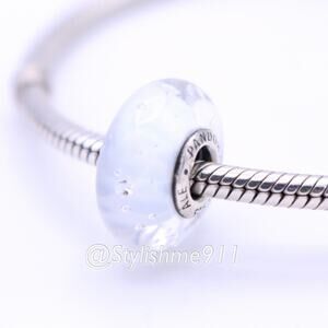 Authentic PANDORA Clear Effervescence Glass Charm - 791617CZ
